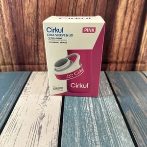 Cirkul Manga Frigorífica y Tapa de Agarre Confort para Botella de 22oz - Rosa - NUEVO - Rápido 📦 - Imagen 1 de 3