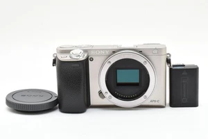 SONY ALPHA A6000 MIRRORLESS DIGITAL CAMERA ILCE-6000 Silver Lensless - Picture 1 of 10