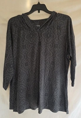 Columbia W-XL Top con capucha/encubrimiento de natación gris  Foto 1 de 4