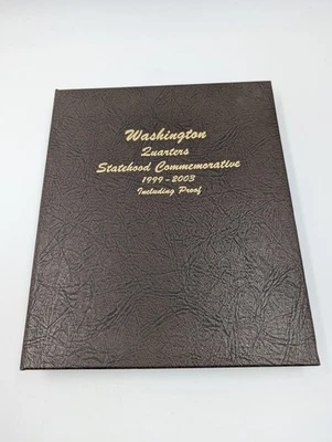 Washington Quarters Statehood Commemorative 1999-2003 Inc Silver Proofs Dansco - Image 1 of 4