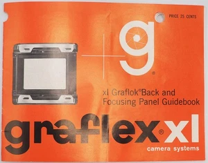 Guía Del Panel De Enfoque Graflex XL 1965 - Picture 1 of 2