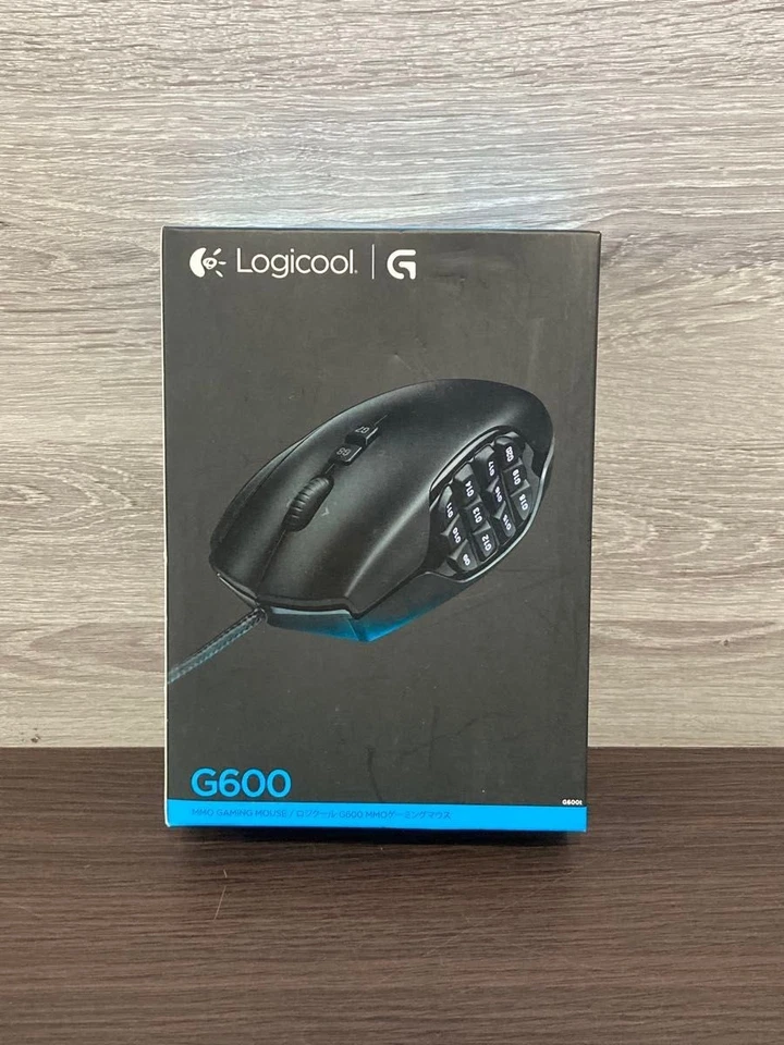Logicool G600t MMO Gaming Mouse 8200dpi 20 Programmable Buttons From Japan - Image 1 of 1
