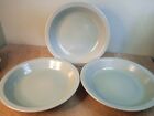 Set of Three Vintage 1950s Simpsons Pottery 'Vogue' Green Cereal/Dessert Bowls