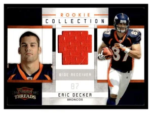 2010 Panini Threads Football #14 Eric Decker      FRA36 - Picture 1 of 2