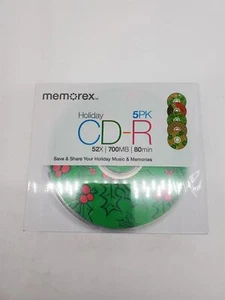 Memorex - Holiday Theme CDR - 5PK - Picture 1 of 2