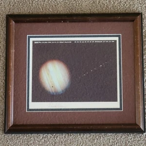 Foto telescopica David H Levy astronomo canadese cometa calzolaio firmata incorniciata - Foto 1 di 7