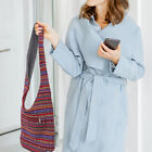 Woman Crossbody Bag Stylish Burlap Storage Clothes Bags One Shoulder