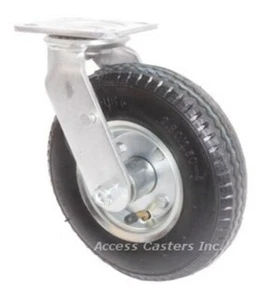 Rodamientos de bolas neumáticos con rueda giratoria de 10" PPNTS 350 libras de capacidad - Imagen 1 de 3