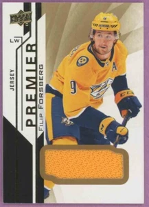 2018 18-19 UPPER-DECK PREMIER BASE JERSEY PREMIER PREDATORS FILIP FORSBERG #13 - Picture 1 of 1