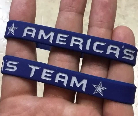 Dallas Cowboys "America’s Team" Dak Prescott Zeke Silicon Wristband Bracelet Cover