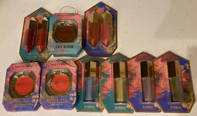 Profusion Full Bloom Cream Blush Eye Paint Lip Gloss Bouquet Matte Lot C - Image 1 of 2