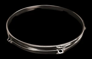 DFP 2.3MM DRUM HOOP 12'' 6 LUG TRIPLE FLANGE BLACK NICKEL - Bild 1 von 3