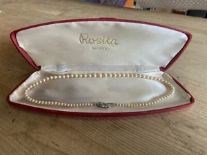 A Rosita Pearl Necklace Cavendish Warwick - Picture 1 of 9