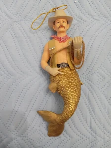 December Diamonds 2006 COWBOY SHERIFF CLINT Merman Man Ornament Christmas gay - Bild 1 von 1