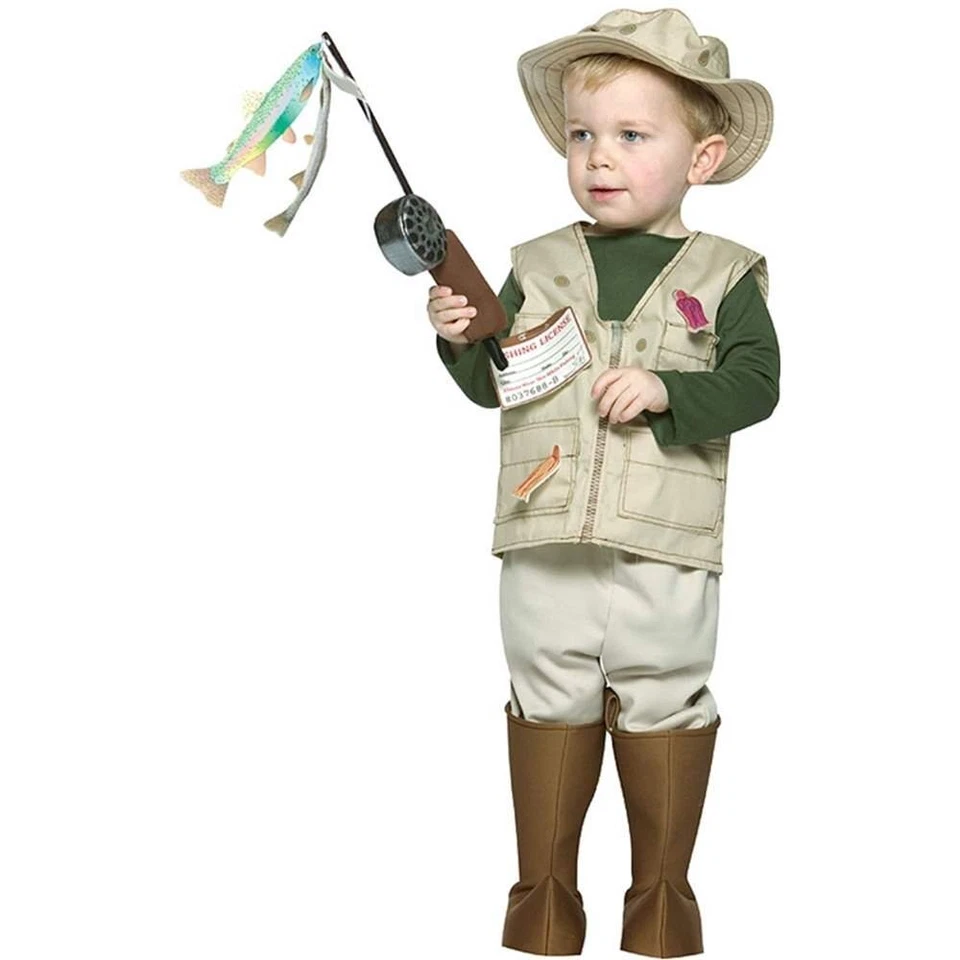 Fantasia infantil Fisherman Future Professionals fantasia Halloween criança - Imagem 1 de 2