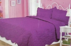 3 pc Lily's Room Peace Full Quilt and Shams Set NIP - Picture 1 of 7