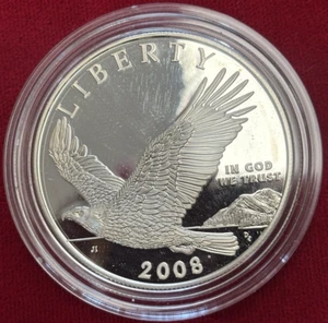 2008 Bald Eagle US Mint Half Dollar Proof Commemorative Coin with Box and COA - Picture 1 of 6