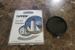 62mm Tiffen Circular Polarizer Filter with case, made in USA - Picture 1 of 2