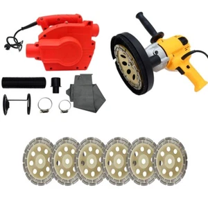 INTBUYING® 7,08" Betonzement Boden Wand Grobschleifmaschine mit Teilen 220 V - Bild 1 von 24