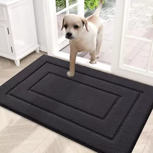 Dog Door Mat for Muddy Paws Indoor Entrance for Floor (30x20 Inches, Dark Grey) - Picture 1 of 7