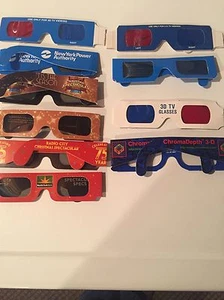 3 D glasses-10 Pairs Of 3D Glasses -Various Events - Picture 1 of 1