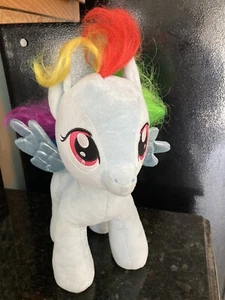 My Little Pony Rainbow Dash ~ Build a Bear Light Blue Stuffed Plush 16" - Picture 1 of 11