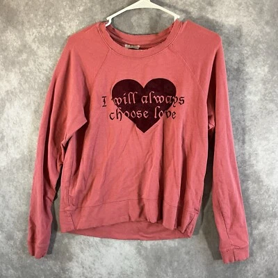 Sudadera Nanette Lepore Terciopelo Corazón Rosa Oscuro Talla Mediana **Leer Descripción** Foto 1 de 4