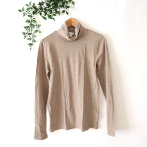 Crewcuts J.Crew Girls' Funnelneck Tunic Sweatshirt Beige & Black Spotted Size XL - Picture 1 of 4