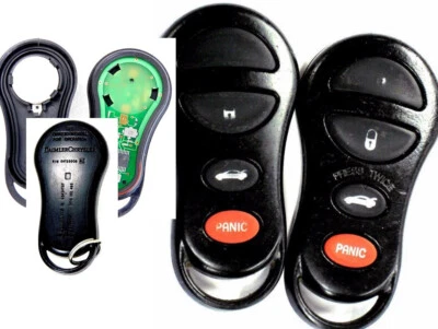 2 OEM Keyless Entry Remote Car Key Fob 2000 Plymouth Neon FAB GQ43VT9T 04759008 - Image 1 of 4