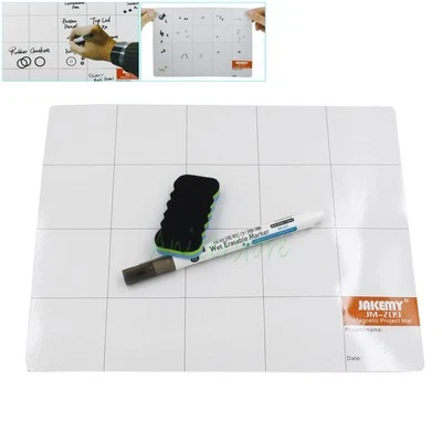 Screws Parts Adsorption Magnetic Mat Pad Guides For iPhone Samsung Laptop Repair - Image 1 of 4