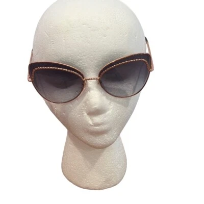 Gafas de sol y estuche Marc Jacobs MARC255/S DDB90 oro rosa 61-16-140 mm cuerda CatEye Foto 1 de 4