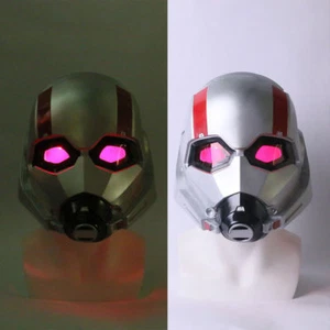2018 Ant Man Helmet LED Cosplay Ant-Man and The Wasp Scott Superhero Helmet PVC - Picture 1 of 12