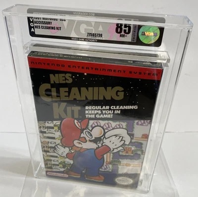 NES Cleaning Kit (Mario Cover) Nintendo VGA 85 Near Mint + Archival UV - Image 1 of 4