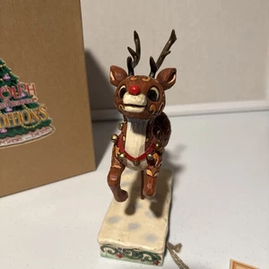 Jim Shore Rudolph das Rentier mit der roten Nase Traditions Figur, neu im Karton mit Etikett - Bild 1 von 9