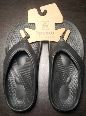Chanclas/sandalias SPENCO ORTHOTIC talla 8 Fusion 2 negras W8/M7 Foto 1 de 4