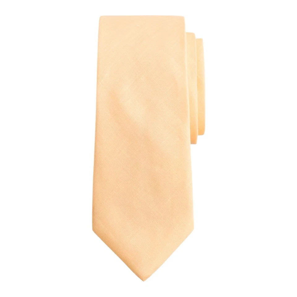 J Crew Light Cream English Linen Tie - Image 1 of 3