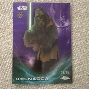 Kelnacca Purple #8/75 2025 Topps Chrome Star Wars Costco Super Box CE-32 Acolyte - Picture 1 of 3
