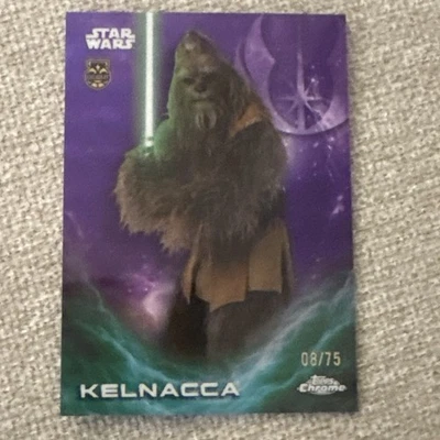 Kelnacca Purple #8/75 2025 Topps Chrome Star Wars Costco Super Box CE-32 Acolyte - Image 1 of 3
