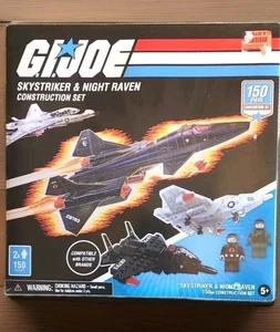 GI JOE SKYSTRIKER and NIGHT RAVEN 150 Pieces Rare Construction Set Collectible - Picture 1 of 3