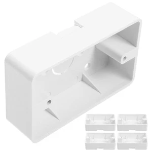 5 Pcs Wall Switch Socket Outlet Box Work Electric Boxes - Picture 1 of 12