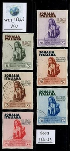 WC1_16446. ITALY COL.:SOMALIA. 1934 NAPLES COLONIAL EXPO set. Sc. 164-169. Used - Picture 1 of 1