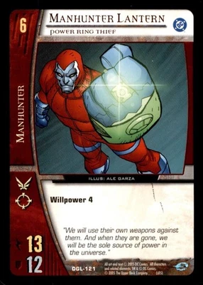 Manhunter Lantern - Power Ring Thief DGL-121 Green Lantern Corps VS System 2005  - Image 1 of 2