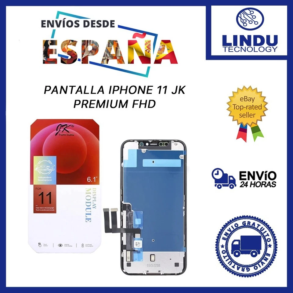 Pantalla Completa Digitalizador + LCD,  iPhone 11 JK  Premium, Envio 24/48h - Imagen 1 de 1