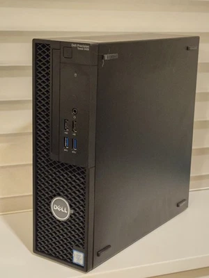Dell Precision 3420 (1TB HDD, i7-7700 3.60GHz, 32GB RAM) SFF Desktop - Black - Image 1 of 4