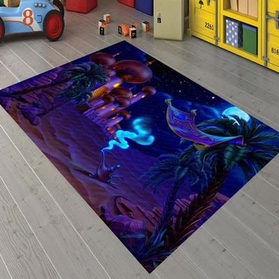 Aladdin Area Non Slip Rug,For Living Room Floor Aladdin Rug,Home Rug, Themed Rug - Image 1 of 4