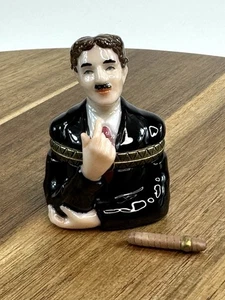 PHB Porcelain Hinged Trinket Box Groucho Marx And Cigar - Picture 1 of 8