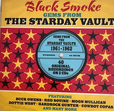 BLACK SMOKE: Gems From The Starday Vault - 2 x CD Digipak 2013 One Day Exc Cond! Foto 1 de 2