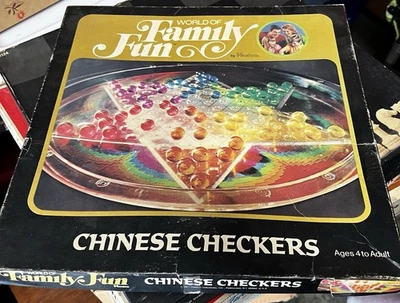 Винтажная игра 1971 Hasbro World Of Family Fun китайские шашки в комплекте - Изображение 1 из 3