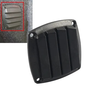 85 mm Lamellenlüftungsgitter-Abdeckung Schwarz für Boote Yachten Schiffen - Picture 1 of 15