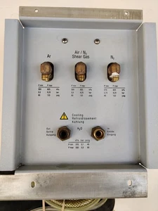 Perkin Elmer Optima ICP N077-0305 Gas Manifold Ar, Air/N2, N2 - Picture 1 of 6